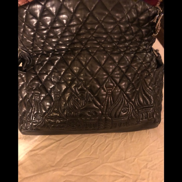 Chanel bag quilted extra large Moscow design - Picture 4 of 8